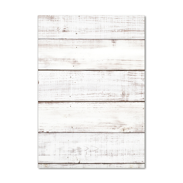 Staand foto in plexiglas Houten muur