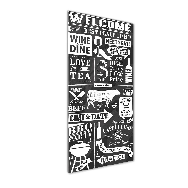 Staand plexiglas foto Restaurant