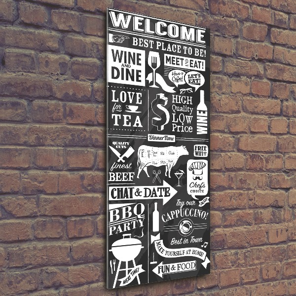 Staand plexiglas foto Restaurant