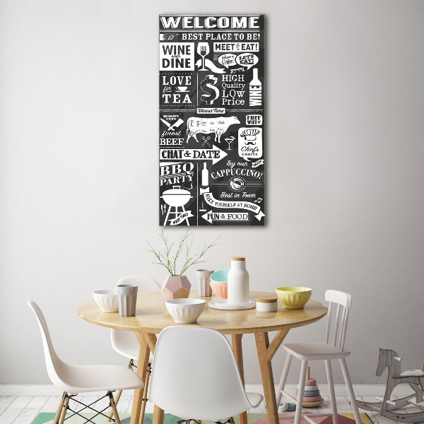 Staand plexiglas foto Restaurant