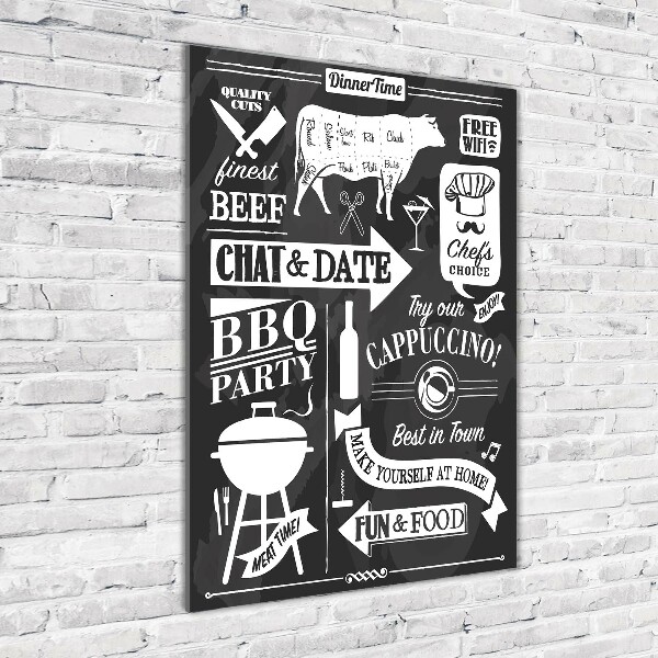 Staand plexiglas foto Restaurant