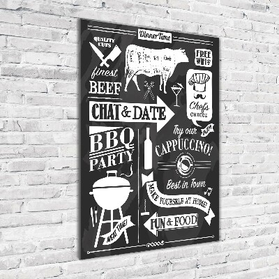 Staand plexiglas foto Restaurant