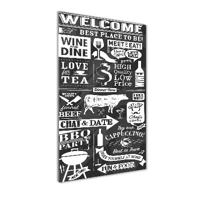 Staand plexiglas foto Restaurant