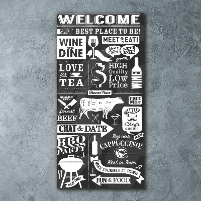 Staand plexiglas foto Restaurant