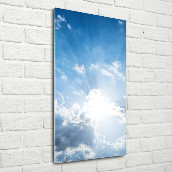 Staand plexiglas foto Wolken aan de hemel
