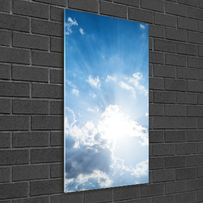 Staand plexiglas foto Wolken aan de hemel