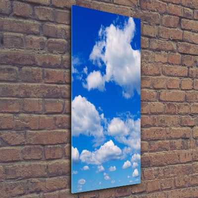 Staand foto plexiglas Wolken aan de hemel
