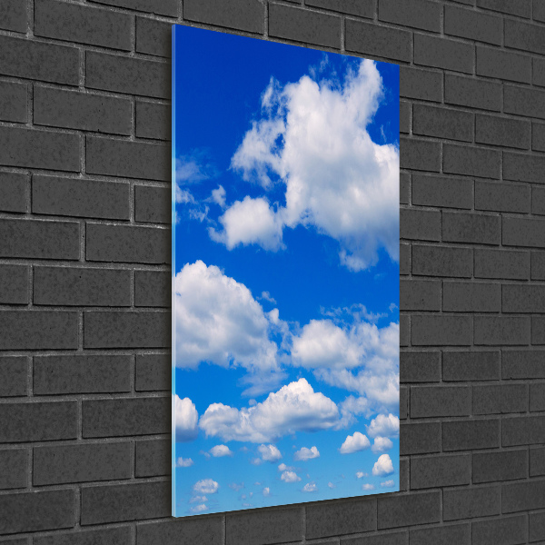 Staand foto plexiglas Wolken aan de hemel