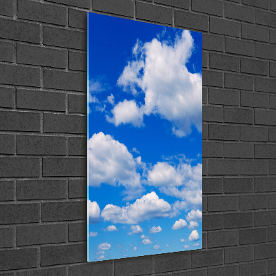 Staand foto plexiglas Wolken aan de hemel