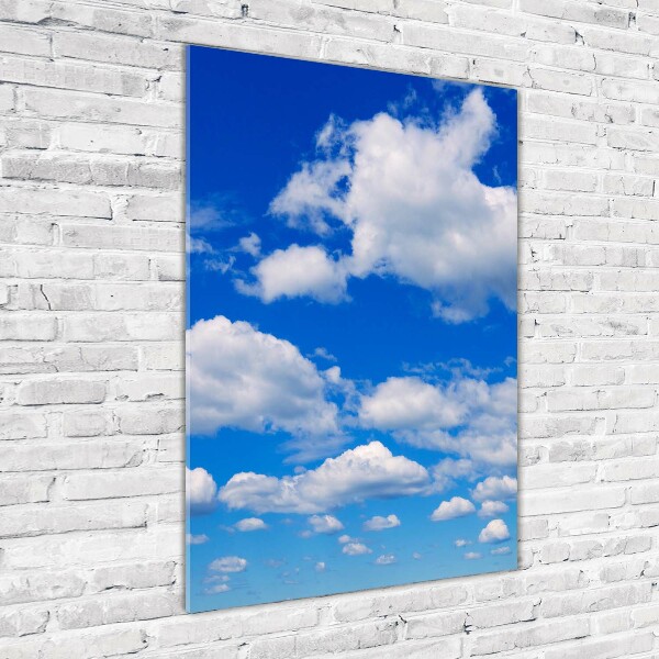 Staand foto plexiglas Wolken aan de hemel