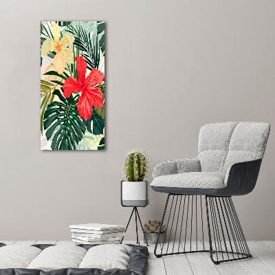 Staand foto in plexiglas Hawaiiaanse bloemen