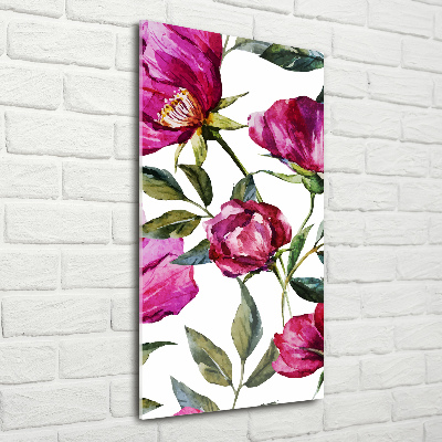 Staand foto in plexiglas Klaprozen