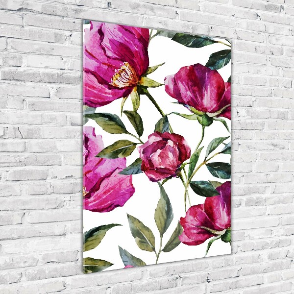 Staand foto in plexiglas Klaprozen