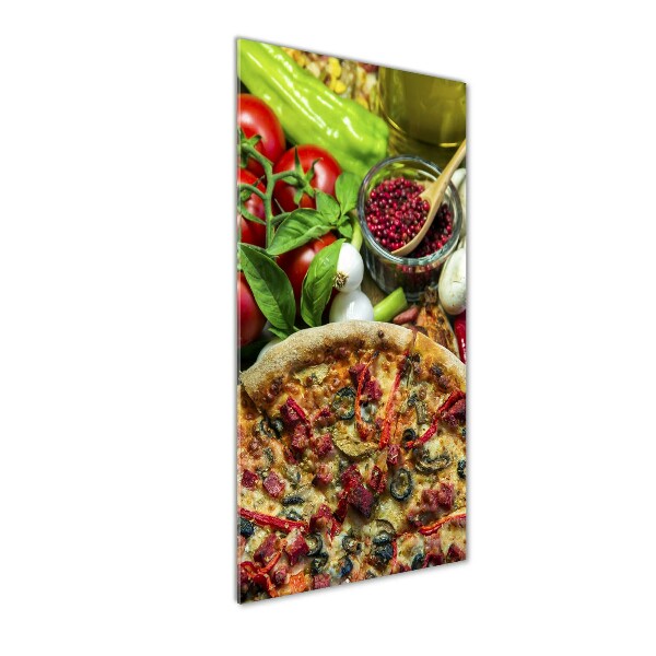 Staand foto op plexiglas Pizza