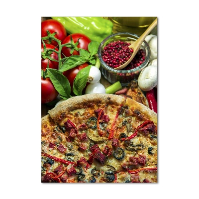 Staand foto op plexiglas Pizza