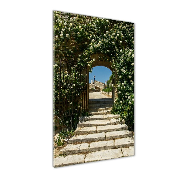 Staand plexiglas foto Bloemenboog