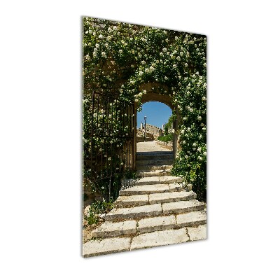 Staand plexiglas foto Bloemenboog