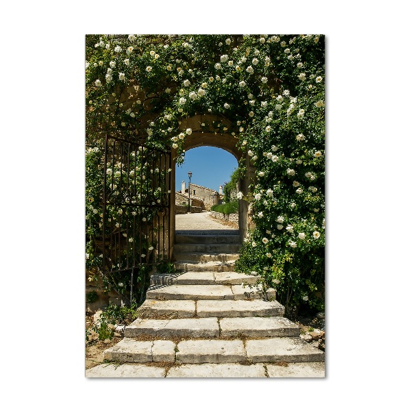 Staand plexiglas foto Bloemenboog