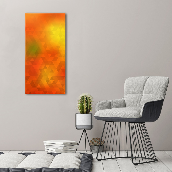 Staand foto op plexiglas Abstracte driehoeken