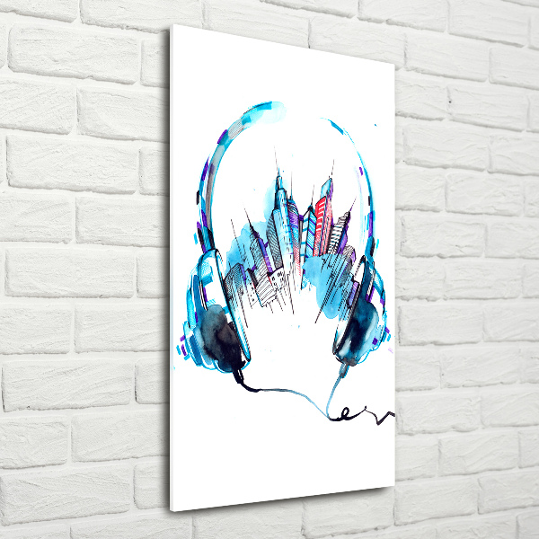Staand foto plexiglas Muziek van de stad