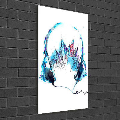Staand foto plexiglas Muziek van de stad