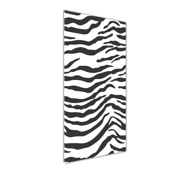 Staand plexiglas foto Zebra-achtergrond