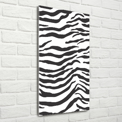 Staand plexiglas foto Zebra-achtergrond