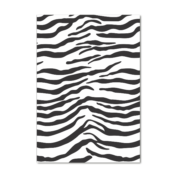 Staand plexiglas foto Zebra-achtergrond