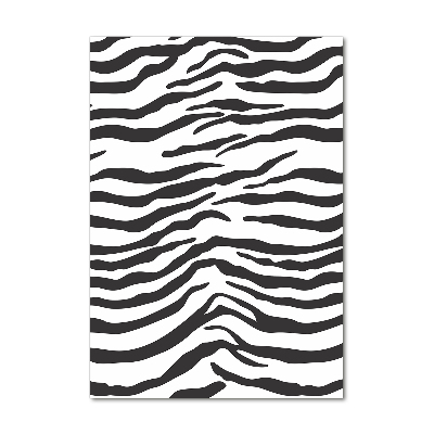 Staand plexiglas foto Zebra-achtergrond