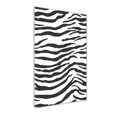Staand plexiglas foto Zebra-achtergrond