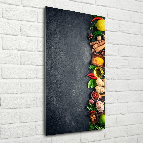 Staand foto in plexiglas Specerijen en kruiden
