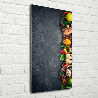 Staand foto in plexiglas Specerijen en kruiden