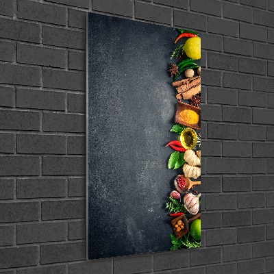 Staand foto in plexiglas Specerijen en kruiden