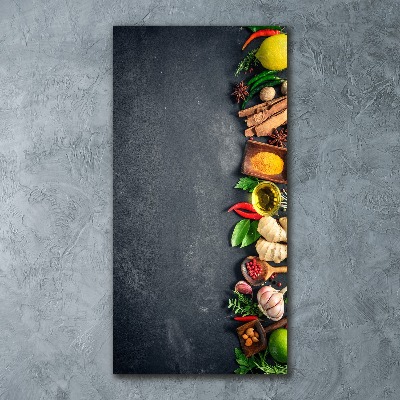 Staand foto in plexiglas Specerijen en kruiden