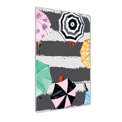 Staand foto plexiglas Kleurrijke paraplu's