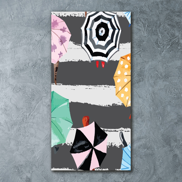 Staand foto plexiglas Kleurrijke paraplu's