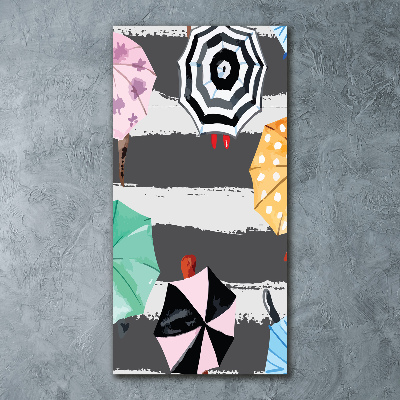 Staand foto plexiglas Kleurrijke paraplu's