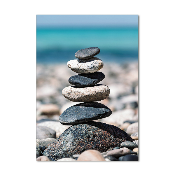 Staand foto op plexiglas Rotsachtig strand