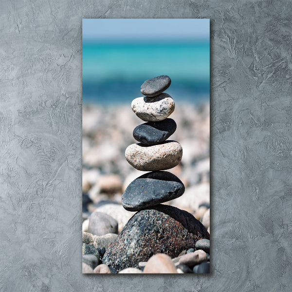 Staand foto op plexiglas Rotsachtig strand