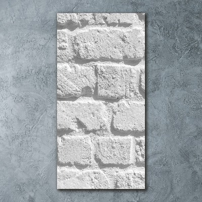 Staand plexiglas foto Bakstenen muur