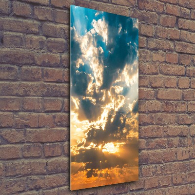 Staand foto plexiglas Wolken aan de hemel