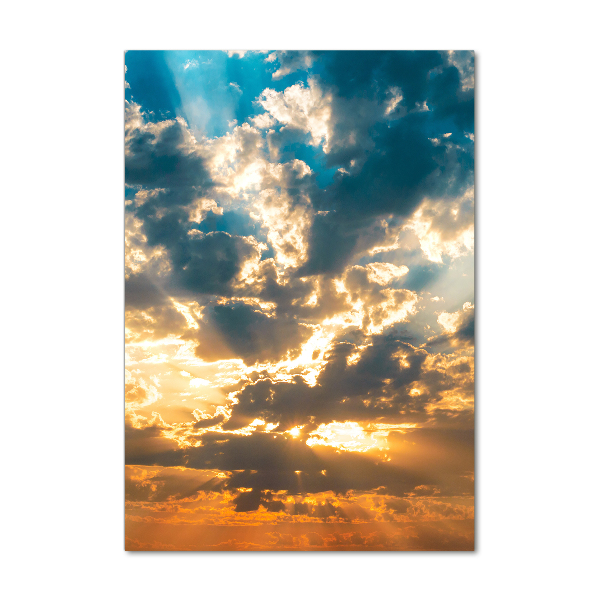 Staand foto plexiglas Wolken aan de hemel