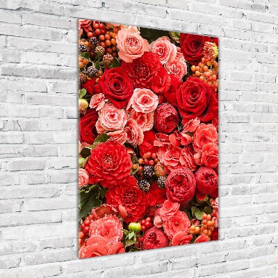 Staand foto op plexiglas Een boeket bloemen