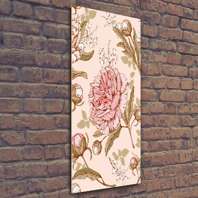 Staand foto in plexiglas Pioenrozen