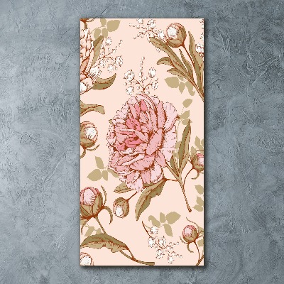 Staand foto in plexiglas Pioenrozen