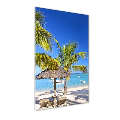 Staand plexiglas foto Tropisch strand