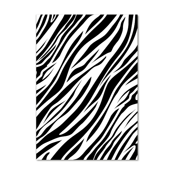 Staand plexiglas foto Zebra-achtergrond