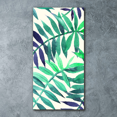 Staand foto op plexiglas Tropische bladeren