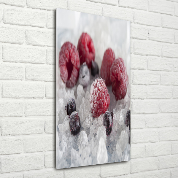 Staand plexiglas foto Bevroren fruit