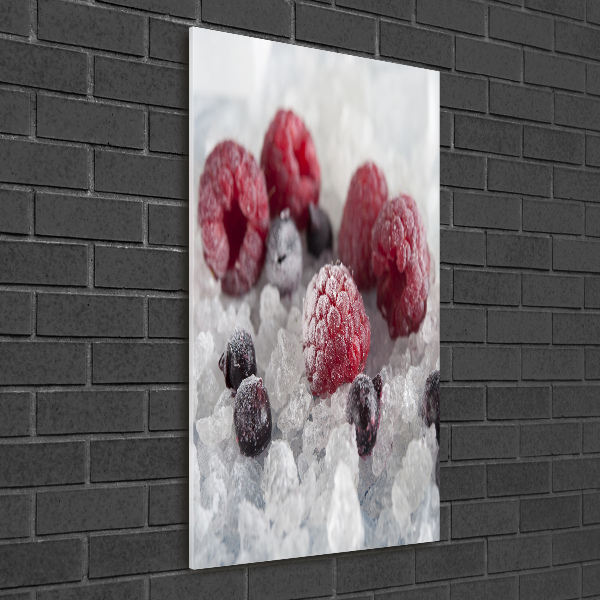 Staand plexiglas foto Bevroren fruit